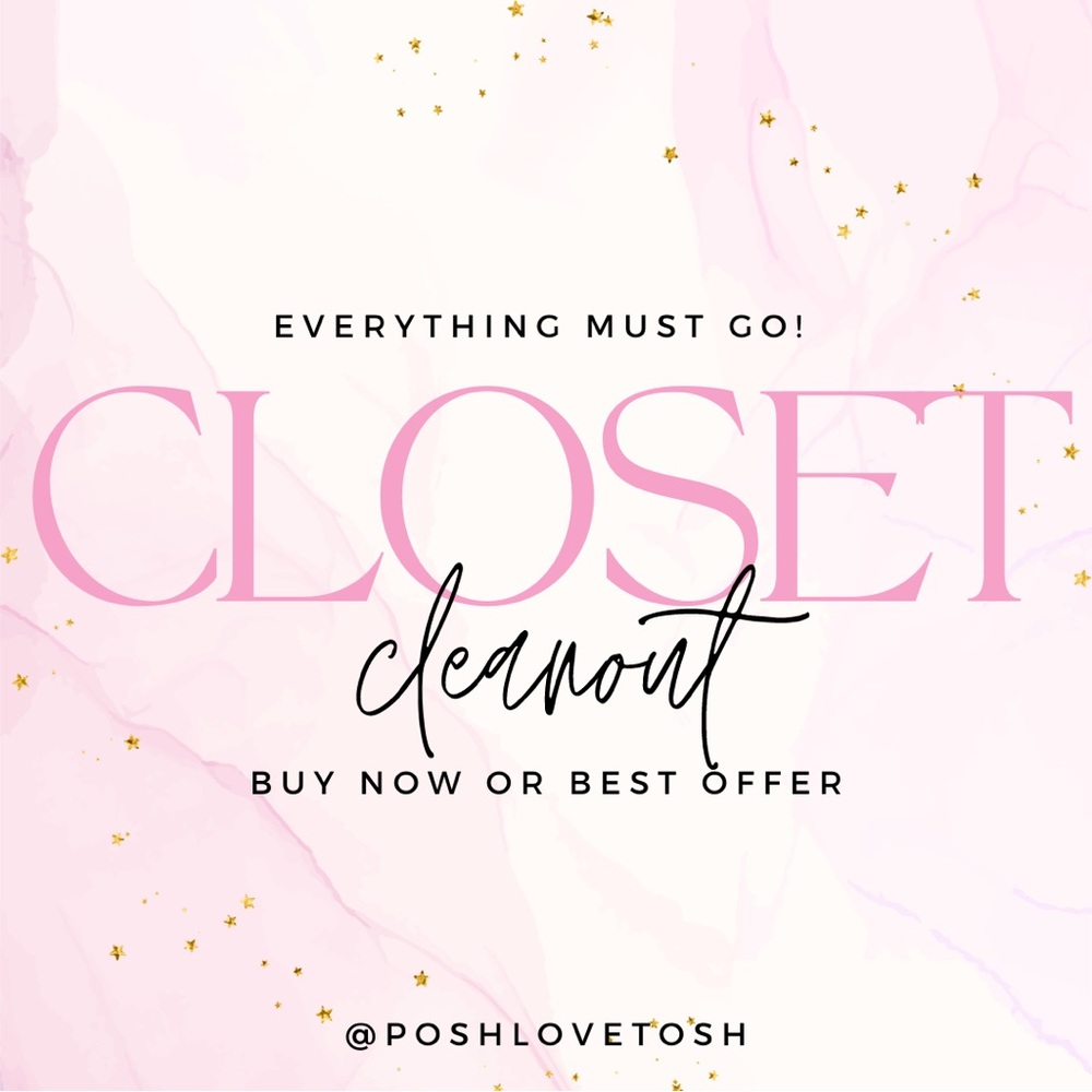 Everything must go! SALE! Buy now or send your best offer 💕 Happy shopping!